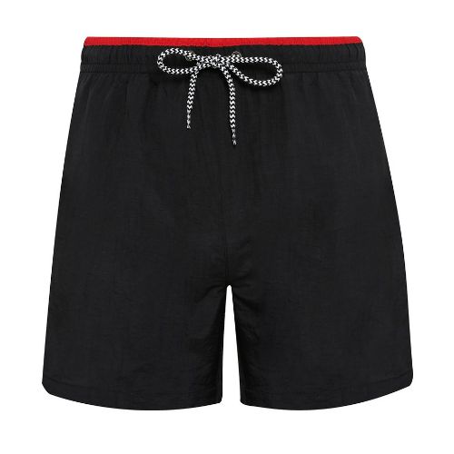 Asquith & Fox Men's Swim Shorts Black/Red